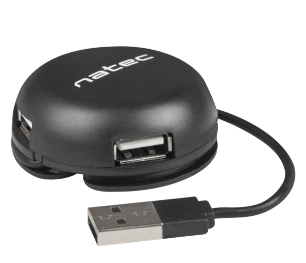 NATEC HUB USB 2.0 BUMBLEBEE 4-PORTY CZARNY NHU-1330 - 1470225 - zdjęcie 3